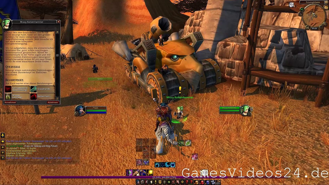 World of Warcraft Quest: Batterien nicht eingeschlossen