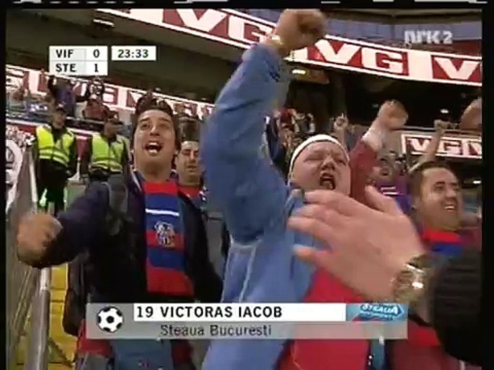 15.09.2005 - 2005-2006 UEFA Cup 1st Round 1st Leg Valerenga IF 0-3 Steaua Bükreş