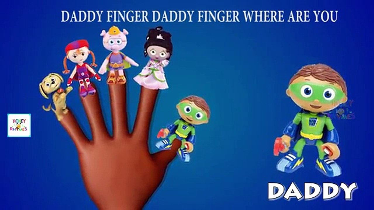 Super Why Cartoon Finger Family Nursery Rhyme | Super Why Finger Family new Kids Songs