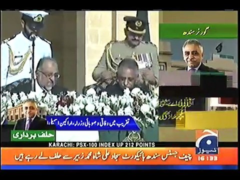 Muhammad Zubair takes oath as the 32nd Governor of Sindh