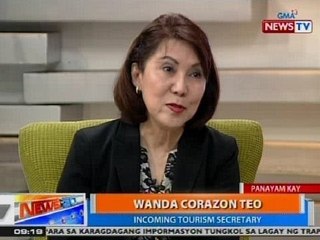NTG: Panayam kay incoming Tourism Secretary Wanda Corazon Teo