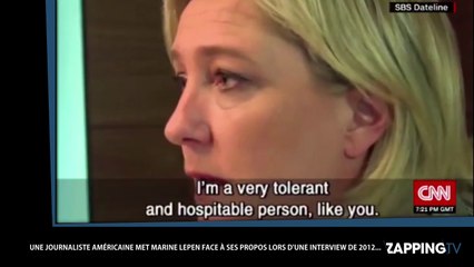 Marine Le Pen : Une journaliste de CNN la met face à ses propos chocs sur les migrants (vidéo)