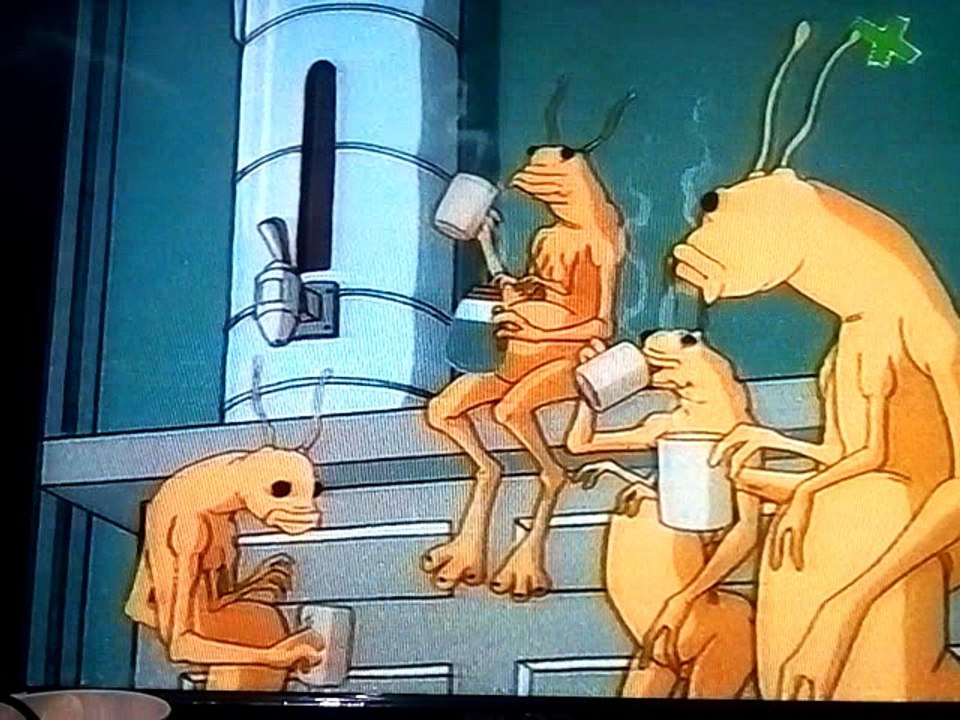 סדרת אנימציה 'גברים בשחור' הפרק: - תסמונת 'חמור קופץ בראש'