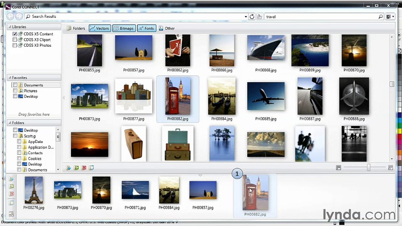CorelDRAW Essential Training - Using Corel CONNECT