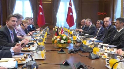Cumhurbaşkanı Erdoğan, Almanya Başbakanı Merkel'i Kabul Etti 2 - Aktüel