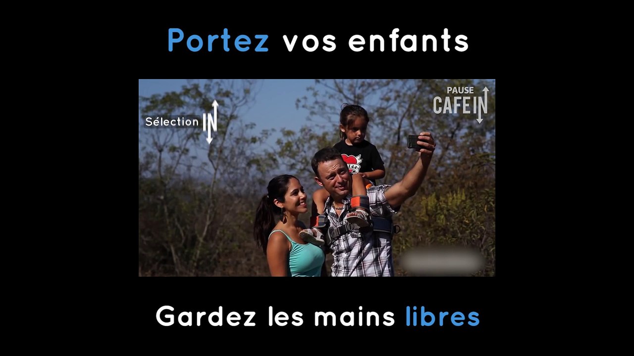 Une selle pour que les parents portent leurs enfants facilement