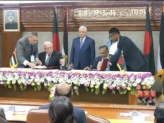 প্রধানমন্ত্রীর সঙ্গে বৈঠক করলেন ফিলিস্তিনের প্রেসিডেন্ট