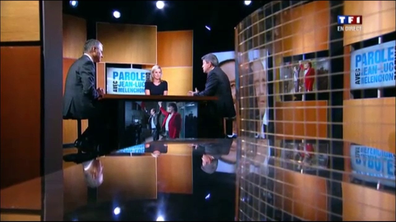 J-L Melenchon content du bon score d'Arnaud Montebourg à la primaire