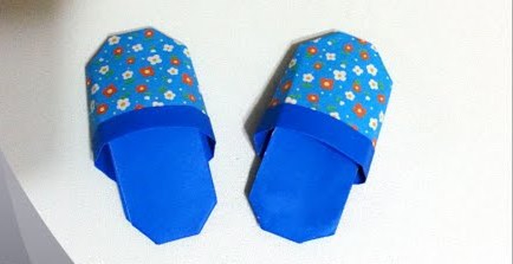 كيف تصنع حذاء نوم بالورق .أوريغامي - Vidéo Dailymotion