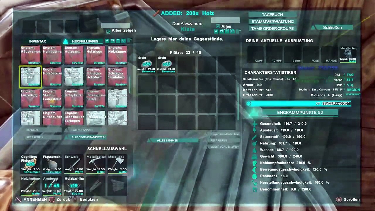 DonAleszandro ARK Survival Evolved : ««-Überleben auf der ARK mit Don Rambo-»» (840)