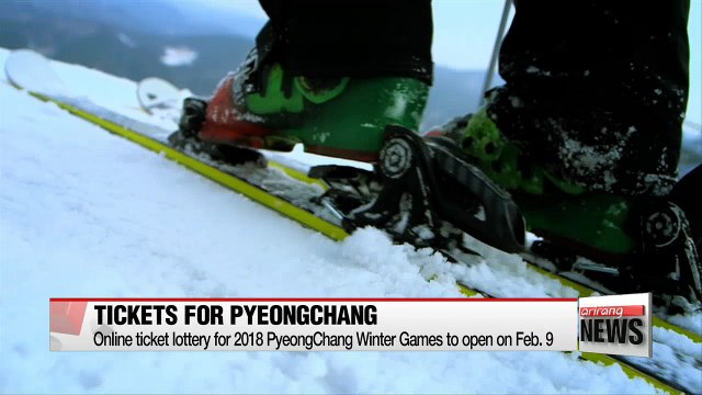 Online ticket lottery for 2018 Pyeongchang Olympics to open on Feb. 9-Apr. 23