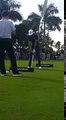 Dustin Johnson tests out new 2017 TaylorMade M1 iron (Golf club launch)