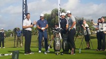 Dustin Johnson with TaylorMade for the M1 and M2 golf club launch 2017
