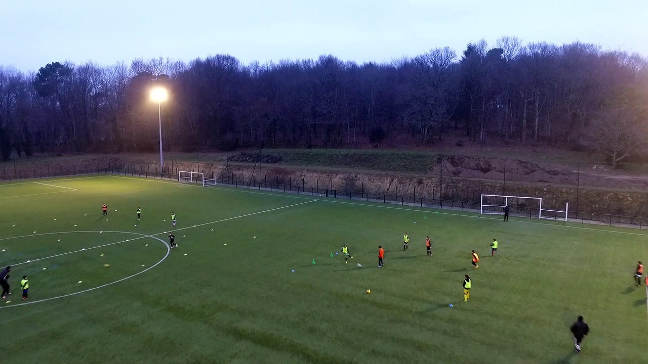 Le HFC filmé par un drone