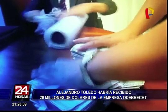 URGENTE: aseguran que Alejandro Toledo recibió US$ 20 millones en sobornos de Odebrecht