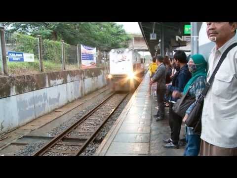 NET12 - Stasiun kereta Tanah Abang kembali beroperasi normal pasca banjir