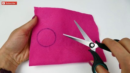 How to make Felt roses I Easy felt flower-XKQD0i6ZjO4