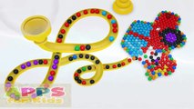 Learn Colors with Surprise Eggs for Children Kids by 3D Slide Toys Color Balls Surprise Eggs