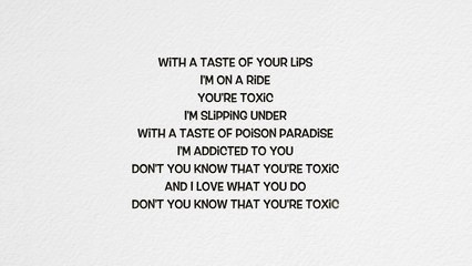Ashley Tisdale - Toxic (Lyrics)