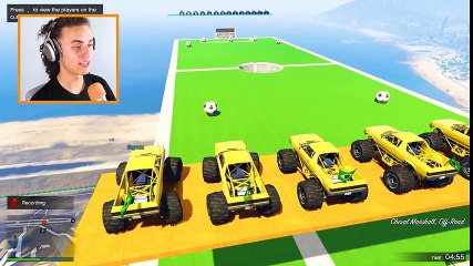 KWEBBELKOP-CRAZY $2,000,000 CAR FOOTBALL! (GTA 5 Funny Moments)