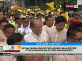 Dating pangulong Noynoy Aquino, balik-private citizen kasunod ng Duterte inauguration