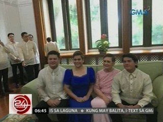 24 Oras: Pamilya ni Duterte, magkakasamang dumalo sa inagurasyon
