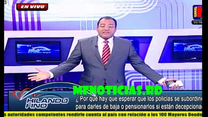 salvador holguín/ indignado por el mal manejo policial en  la república dominicana