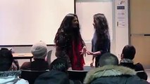 Desi hot  girls Fight in class Room