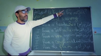 الدرس العاشر- كيفاش تعرف أعضاء الجسم - Parts of the body