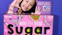 Make Your Own EDIBLE Jewelry with Pucker SUGAR! Neckalce & Bracelet! EOS Lip Balms! SHOPKINS