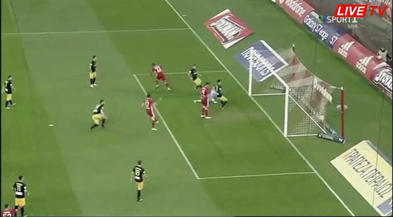 Ολυμπιακός - Άρης  1-0  Ευκαιρία του Άρη με τον Μπαρκάν  02.02.2017 (HD)