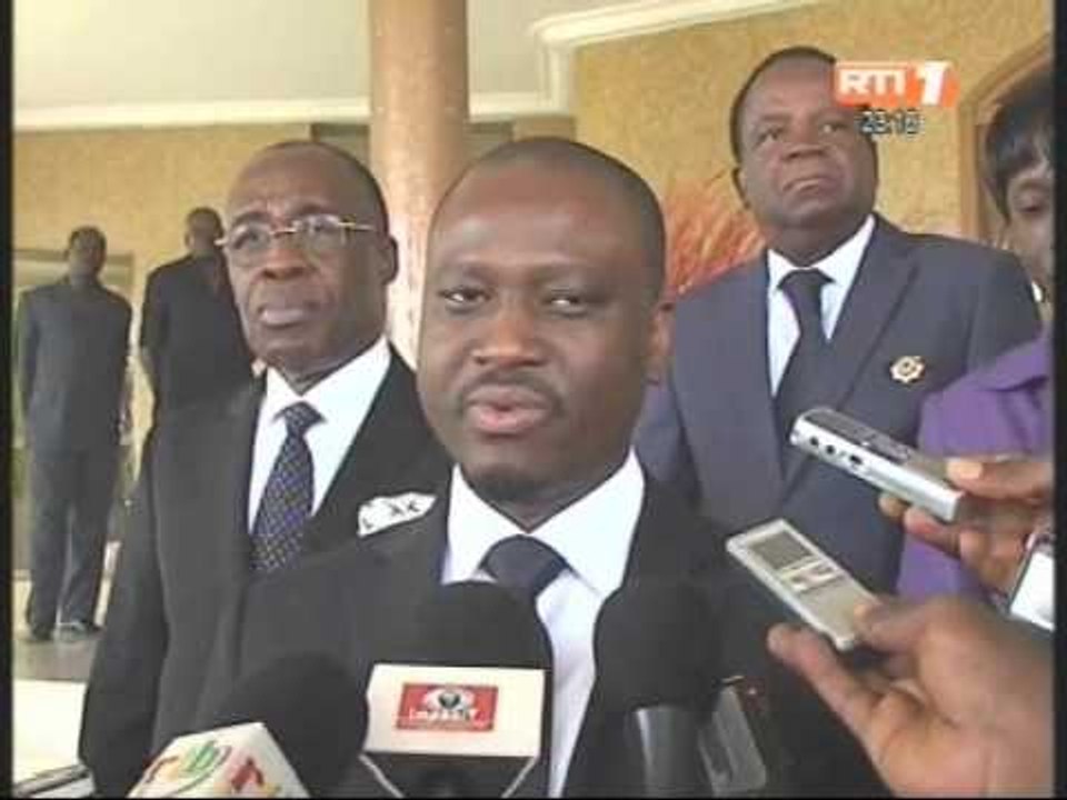 Audience du président burkinabé accordée au président de l'assemblée nationale de Côte d'Ivoire