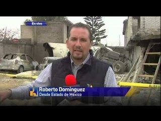 Recorrido en zona del desastre por pipa de gas en Xalostoc