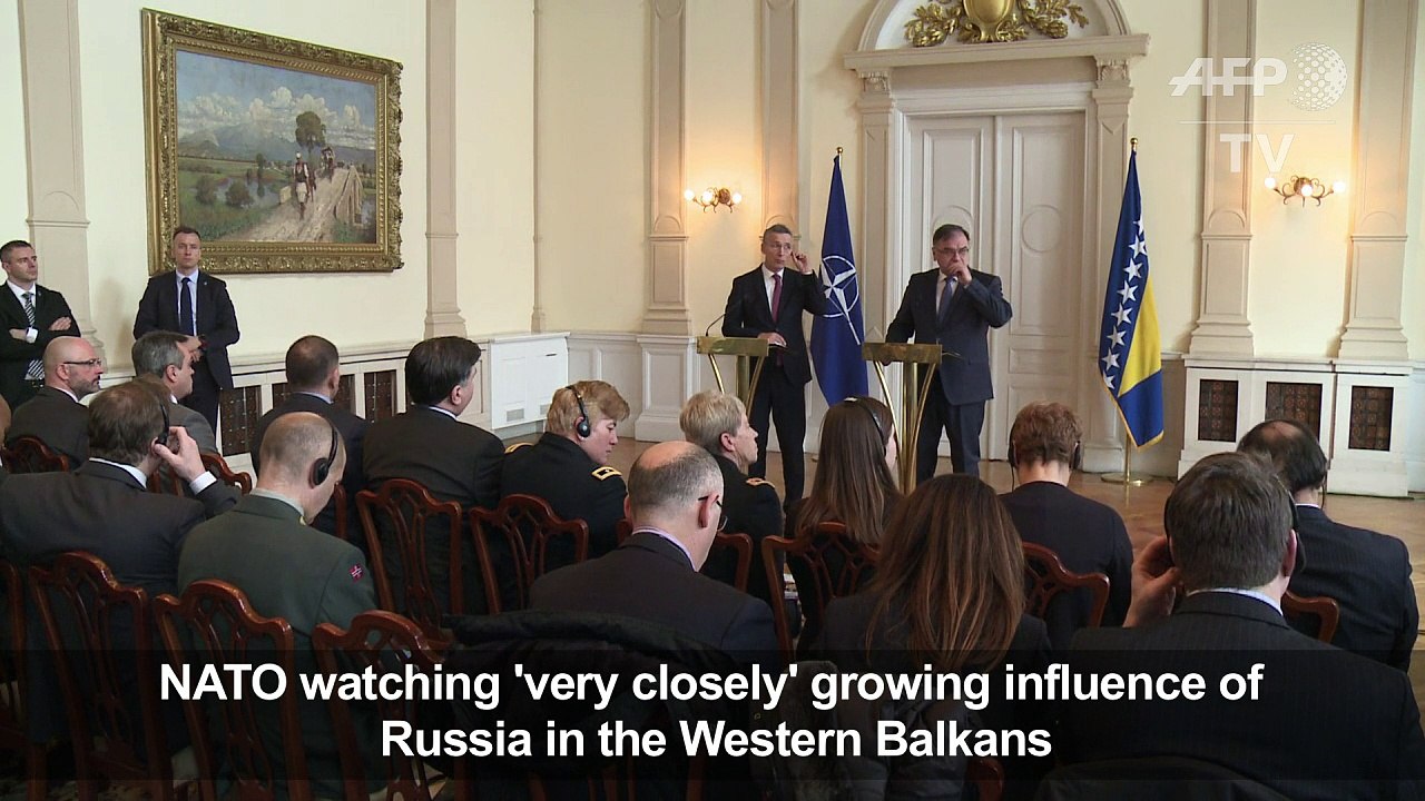 NATO 'very closely' watching Russian influence...