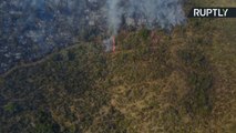 Endless Devastation of Chilean Forest Fires Seen From the Air