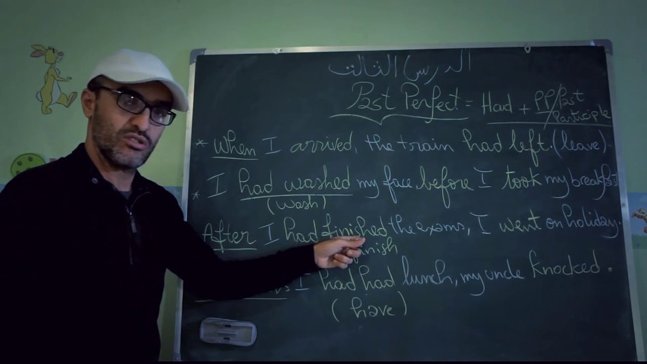 مول لونكلي -'bac 2015' الدرس 3# الماضي التام -  Past Perfect
