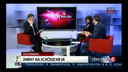 Lucia Nicholsonová v Téme dňa na TA3