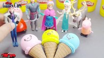 Jada Stephens Cars PlayDoh Ice Cream Surprise Disney Frozen Peppa Pig