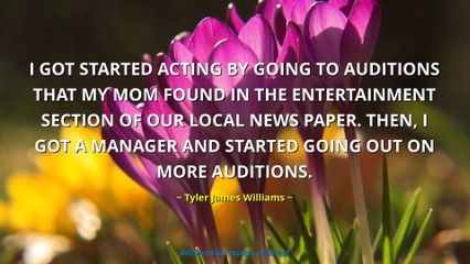 Tyler James Williams Quotes