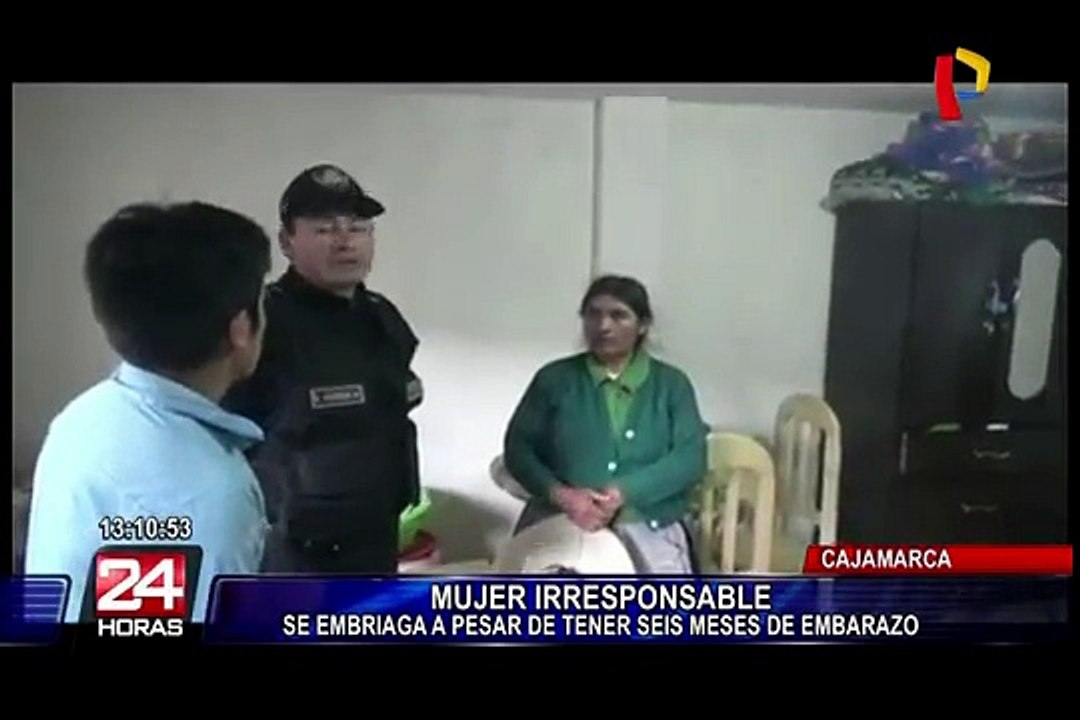 Cajamarca: mujer embarazada se embriaga cegada por los celos