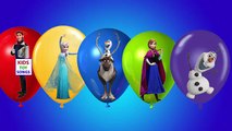 Finger Family Frozen Ballons Family | Disney Frozen Songs | Daddy Finger Rhymes for Children