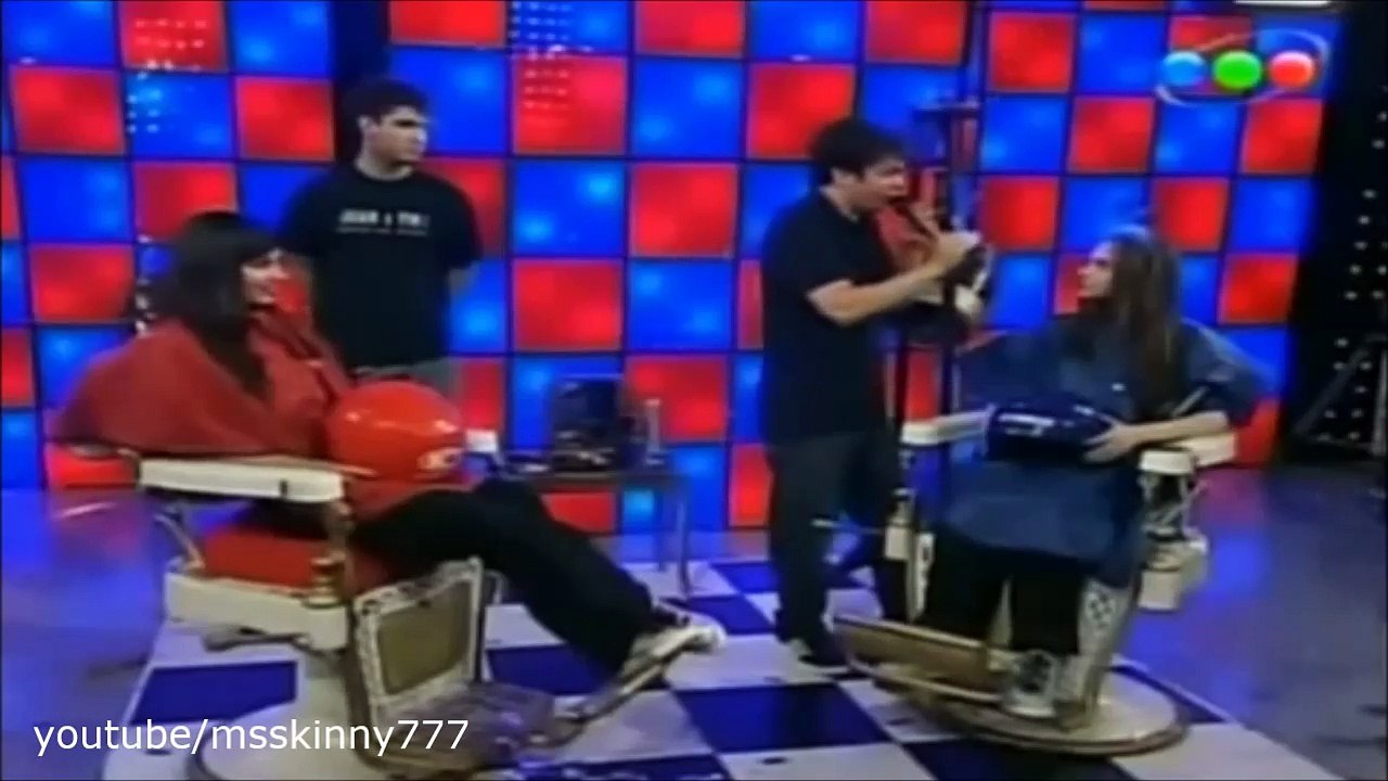 Gameshow haircut long to bob