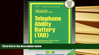 PDF [Free] Download  Telephone Ability Battery (TAB)(Passbooks) (Passbook for Career