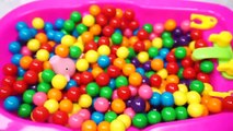 Learn Colors Peppa Pig Colors Bubble Gum Candy Creative Video for Kids