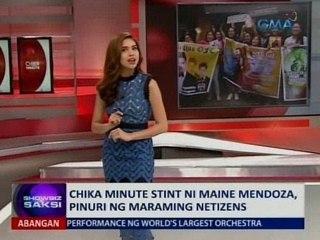 SAKSI: Chika Minute stint ni Maine Mendoza, pinuri ng maraming netizens