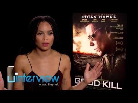 Zoe Kravitz On Drone Wars, Ethan Hawke, 'Good Kill'