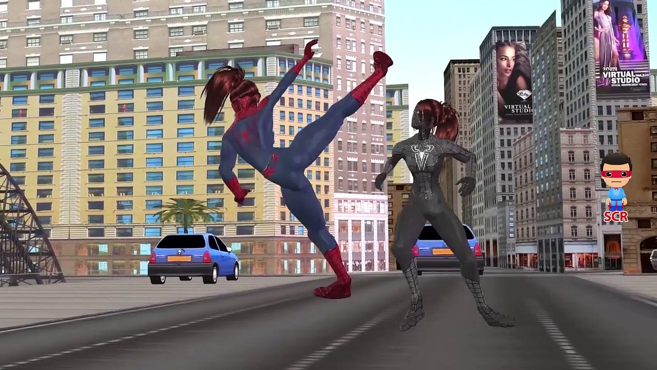 Spiderman vs Black Spiderman Nursery Rhymes For Children | Spiderman Vs Aremold Spiderman