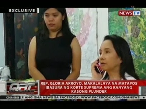 Rep. Gloria Arroyo, makalalaya na matapos ibasura ng Korte Suprema ang kanyang kasong plunder