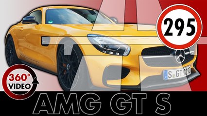 Mercedes-AMG GT S Coupe | V8 Biturbo | Autobahn | Test Drive & Review | 360 degree | VR Video | Cars