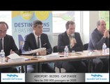 BEZIERS CAP d'AGDE - L'AEROPORT VISE  LES 300 000 PASSAGERS en 2020